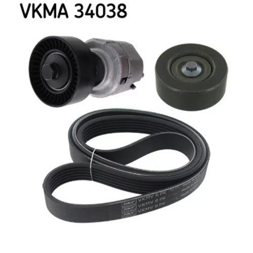 Ozubený klinový remeň - Sada SKF VKMA 34038