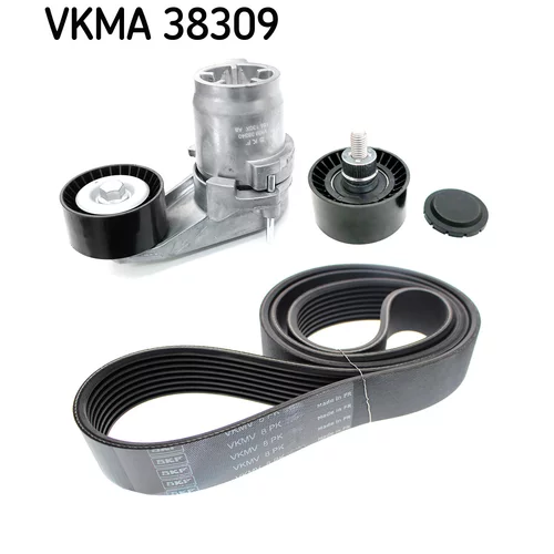 Ozubený klinový remeň - Sada SKF VKMA 38309