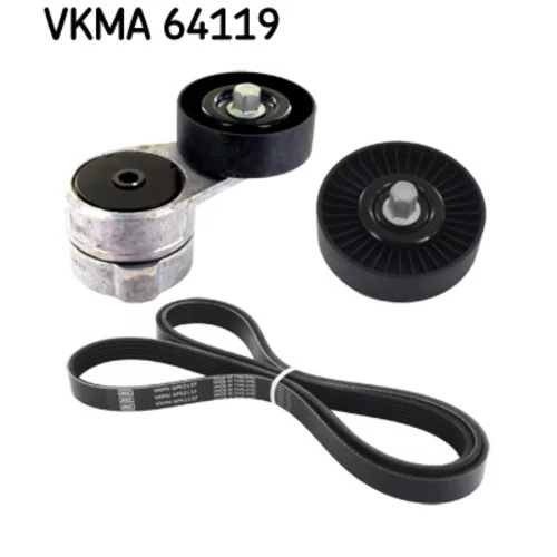 Ozubený klinový remeň - Sada SKF VKMA 64119