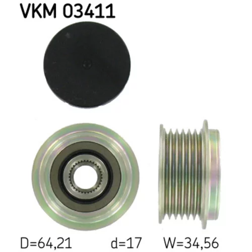 Voľnobežka alternátora SKF VKM 03411