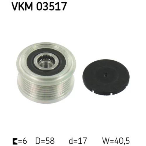 Voľnobežka alternátora SKF VKM 03517