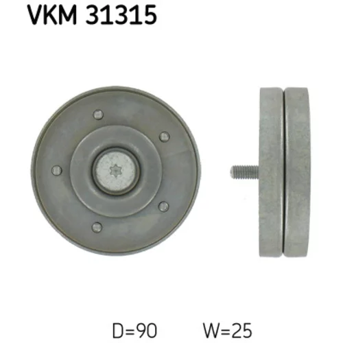 Vratná/vodiaca kladka rebrovaného klinového remeňa SKF VKM 31315