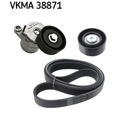 Ozubený klinový remeň - Sada SKF VKMA 38871