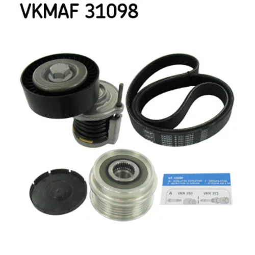 Ozubený klinový remeň - Sada SKF VKMAF 31098