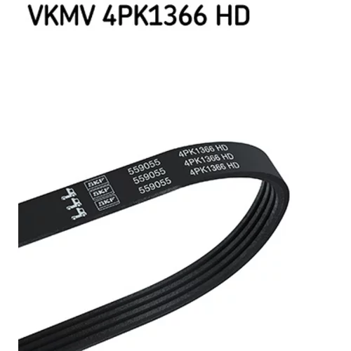 Ozubený klinový remeň SKF VKMV 4PK1366 HD