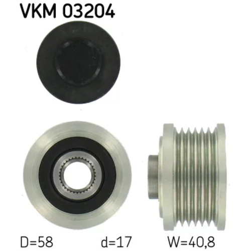 Voľnobežka alternátora SKF VKM 03204