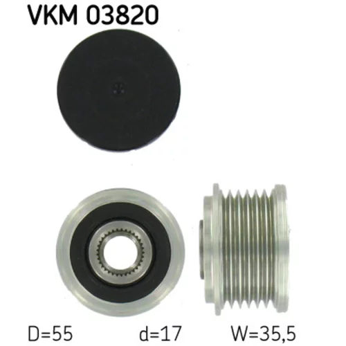 Voľnobežka alternátora SKF VKM 03820