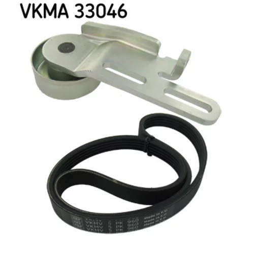 Ozubený klinový remeň - Sada SKF VKMA 33046