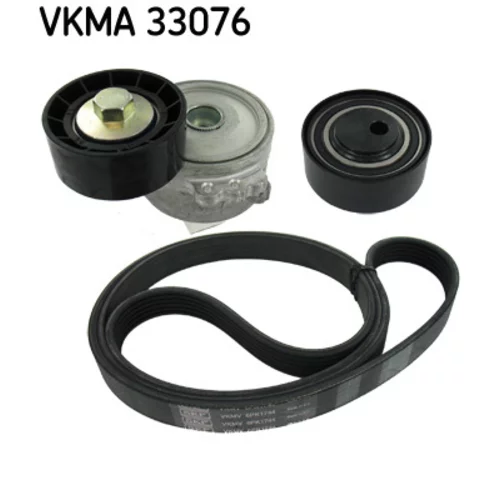 Ozubený klinový remeň - Sada SKF VKMA 33076