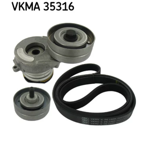 Ozubený klinový remeň - Sada SKF VKMA 35316