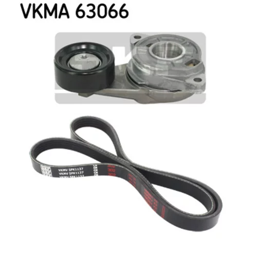 Ozubený klinový remeň - Sada SKF VKMA 63066