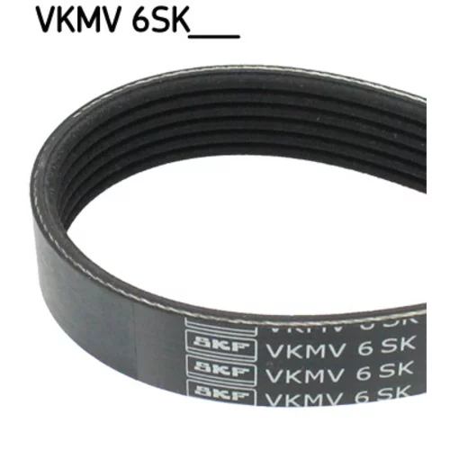 Ozubený klinový remeň SKF VKMV 6SK1033