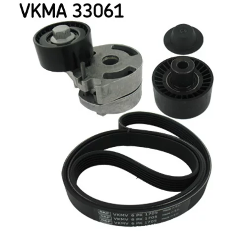 Ozubený klinový remeň - Sada SKF VKMA 33061