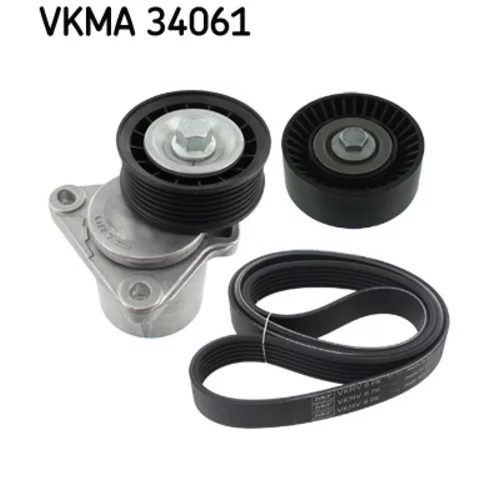 Ozubený klinový remeň - Sada SKF VKMA 34061