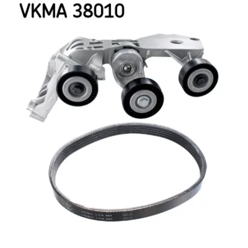 Ozubený klinový remeň - Sada SKF VKMA 38010