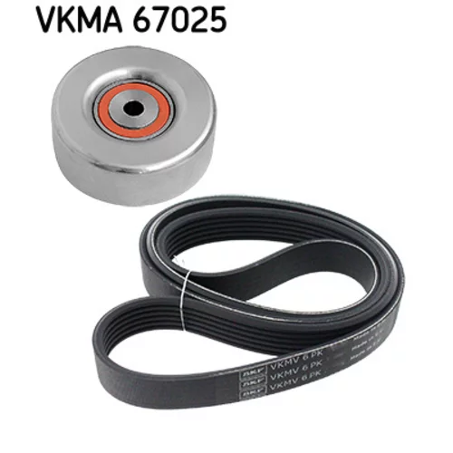 Ozubený klinový remeň - Sada SKF VKMA 67025