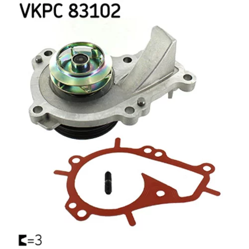 Vodné čerpadlo, chladenie motora VKPC 83102 /SKF/ - obr. 2