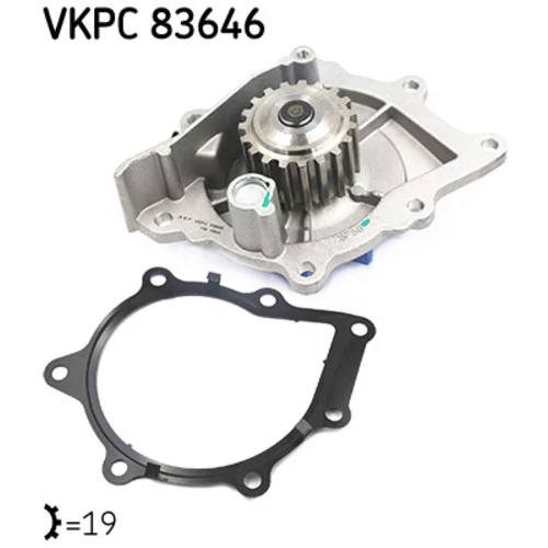 Vodné čerpadlo, chladenie motora SKF VKPC 83646