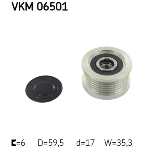 Voľnobežka alternátora SKF VKM 06501