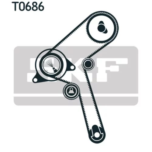 Sada ozubeného remeňa VKMA 92519 /SKF/ - obr. 1