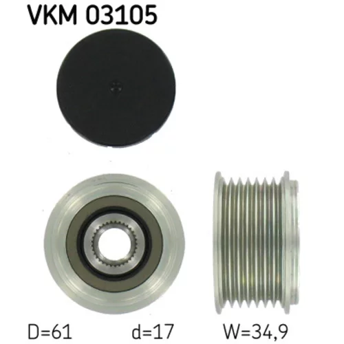 Voľnobežka alternátora SKF VKM 03105