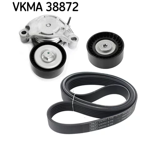 Ozubený klinový remeň - Sada SKF VKMA 38872