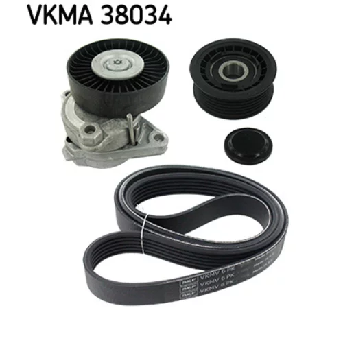 Ozubený klinový remeň - Sada SKF VKMA 38034