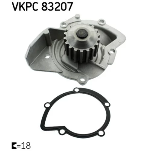 Vodné čerpadlo, chladenie motora SKF VKPC 83207 - obr. 1