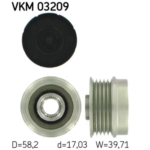 Voľnobežka alternátora SKF VKM 03209