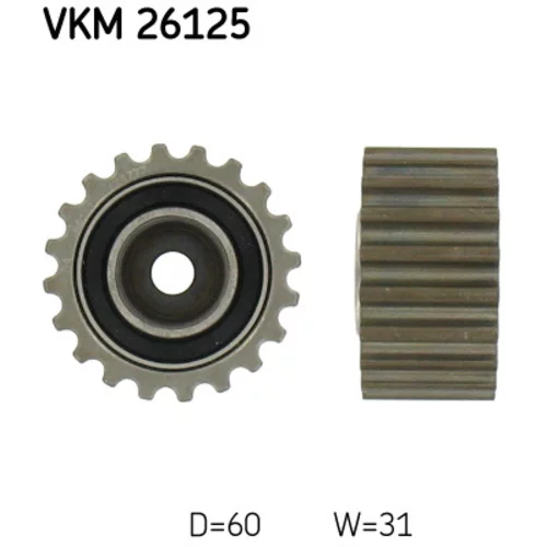 Obehová/vodiaca kladka ozubeného remeňa SKF VKM 26125