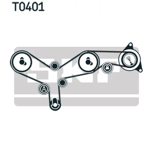 Sada ozubeného remeňa VKMA 03261 /SKF/ - obr. 1