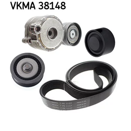 Ozubený klinový remeň - Sada SKF VKMA 38148