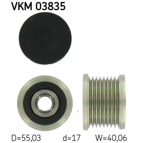 Voľnobežka alternátora SKF VKM 03835