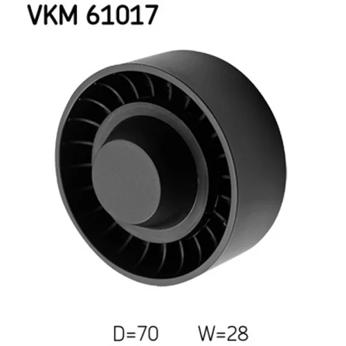 Vratná/vodiaca kladka rebrovaného klinového remeňa SKF VKM 61017 - obr. 1