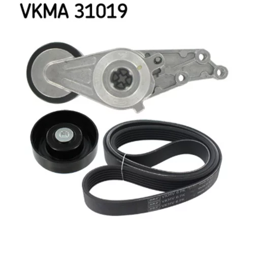 Ozubený klinový remeň - Sada SKF VKMA 31019