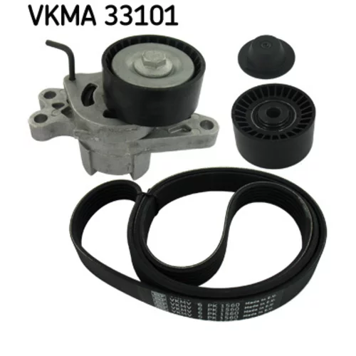 Ozubený klinový remeň - Sada SKF VKMA 33101