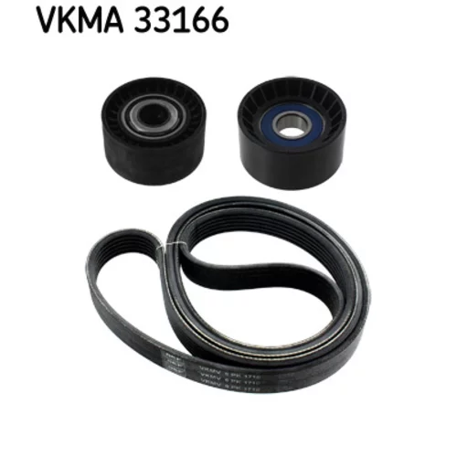 Ozubený klinový remeň - Sada SKF VKMA 33166