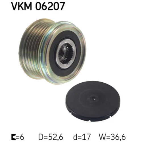 Voľnobežka alternátora SKF VKM 06207