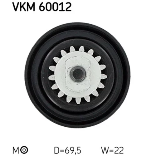 Napinák rebrovaného klinového remeňa VKM 60012 /SKF/ - obr. 4