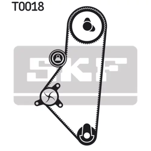 Sada ozubeného remeňa VKMA 03201 /SKF/ - obr. 1