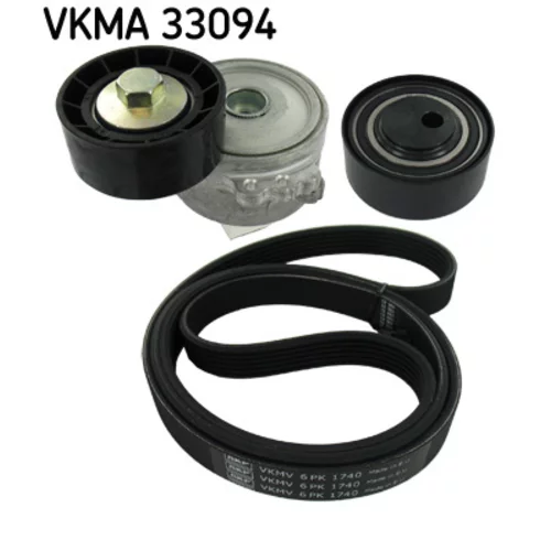 Ozubený klinový remeň - Sada SKF VKMA 33094