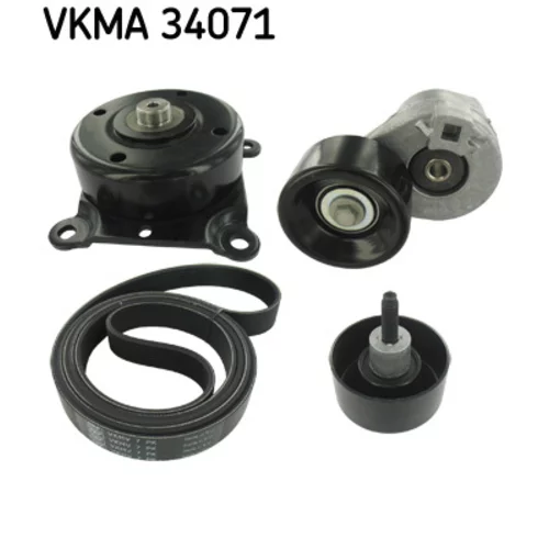 Ozubený klinový remeň - Sada SKF VKMA 34071