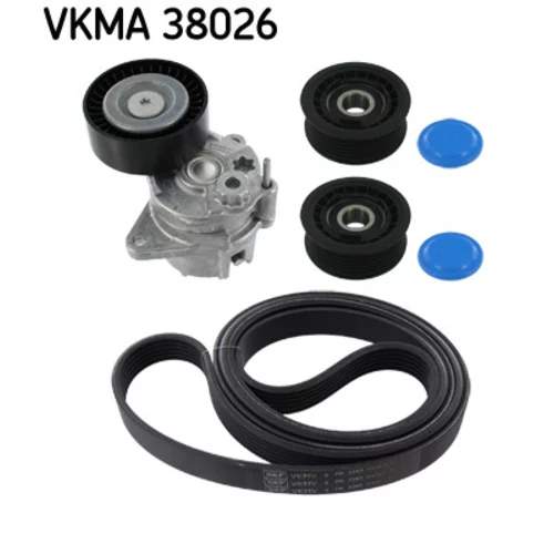 Ozubený klinový remeň - Sada SKF VKMA 38026