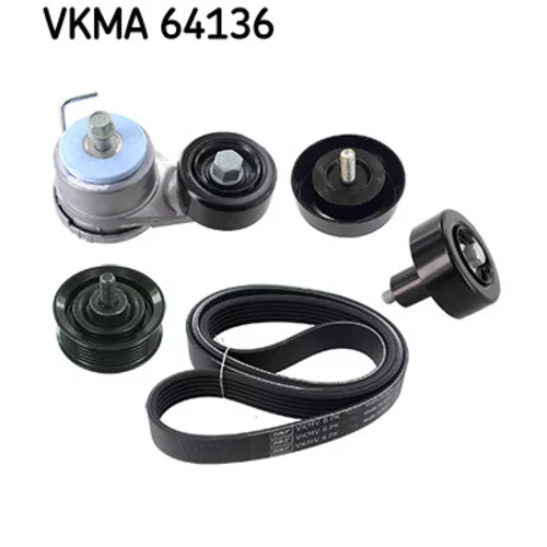 Ozubený klinový remeň - Sada SKF VKMA 64136