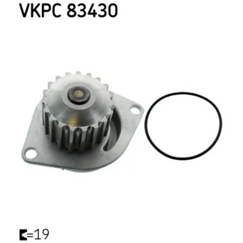 Vodné čerpadlo, chladenie motora SKF VKPC 83430 - obr. 1