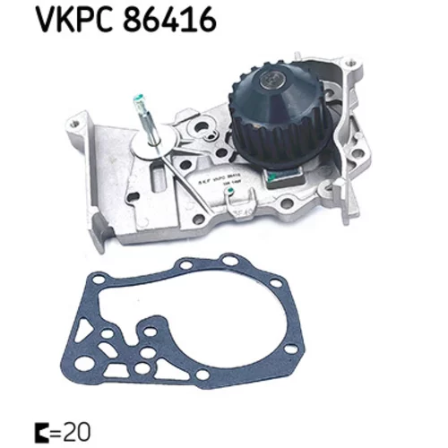 Vodné čerpadlo, chladenie motora SKF VKPC 86416