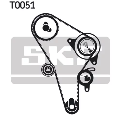 Sada ozubeného remeňa VKMA 01010 /SKF/ - obr. 1