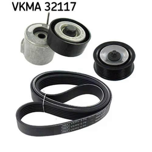 Ozubený klinový remeň - Sada SKF VKMA 32117