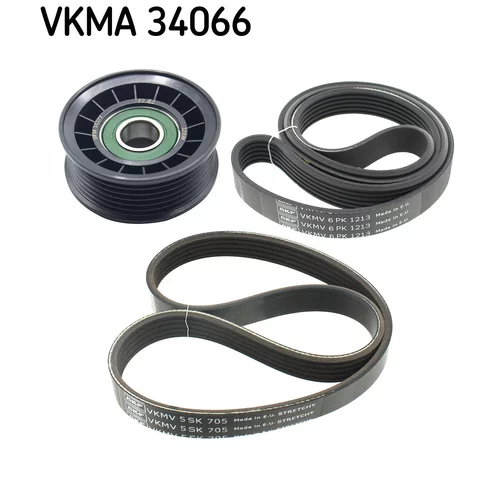 Ozubený klinový remeň - Sada SKF VKMA 34066