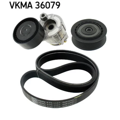 Ozubený klinový remeň - Sada SKF VKMA 36079